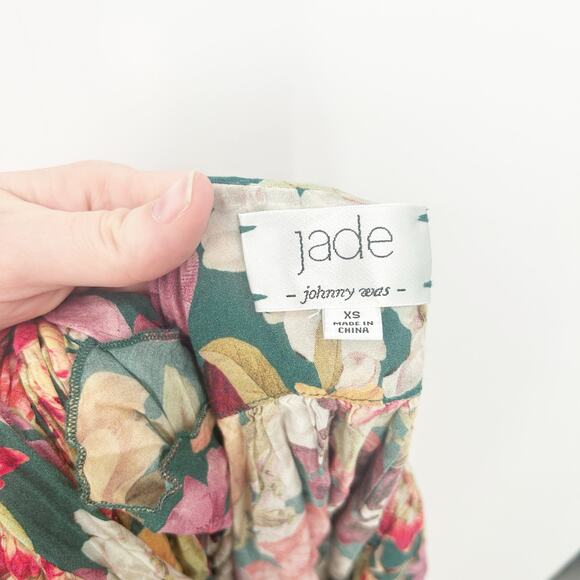 Johnny Was Jade Womens Boho Spring‎ Resortwear Strass Wrap Floral Maxi Dress XS - Picture 7 of 11